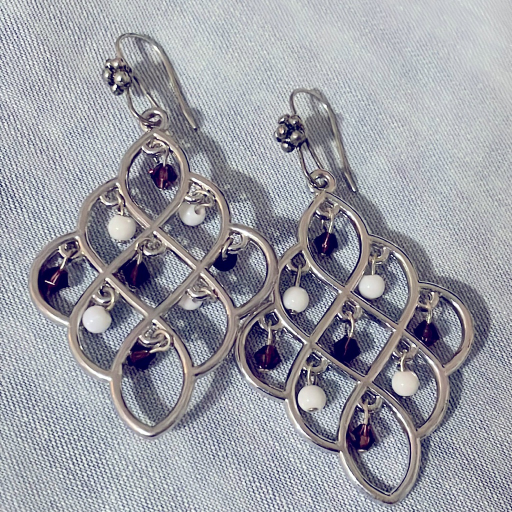 Earrings Silver Tone
